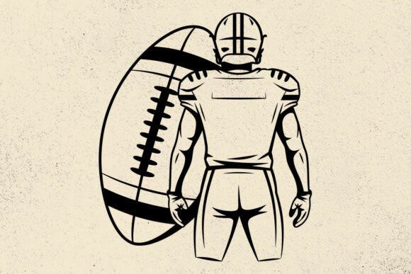 Download Football Player SVG: Custom Football Svg - Player Collection