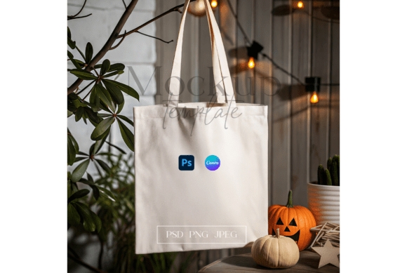 Download Tote Bag Mockup Halloween Vibe - Halloween vibe Collection