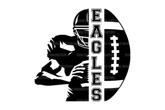 Download Eagles Football Player Half Monogram Svg - Player Collection